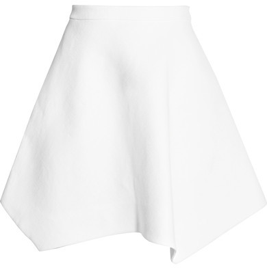 Linen Mini Skirt - White
