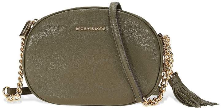 Michael Kors Ginny Medium Crossbody Bag - Olive - ONE COLOR - STYLE