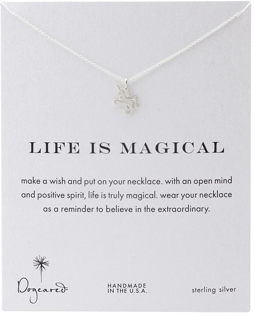  Life is Magial Unicorn Reminder Necklace Necklace