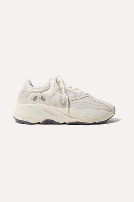 adidas Yeezy Boost 700 Suede, Leather And Mesh Sneakers - Off-white adidas Yeezy Boost 700 Suede, Leather And Mesh Sneakers - Off-white