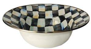 MacKenzie-Childs Courtly Check Serving Bowl