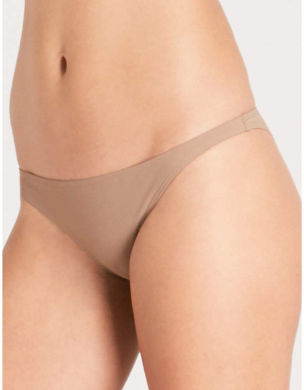 Solid hipster-fit bikini bottoms