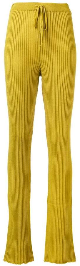 Marques'almeida ribbed knitted trousers