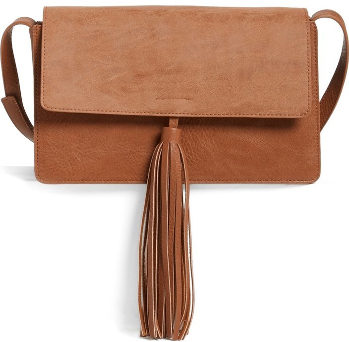 BP Tassel Faux Leather Crossbody Bag ShopStyle Women