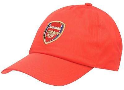 Kids Arsenal Baseball Cap Hat Arched Curved Peak Headwear Junior Boy Cotton