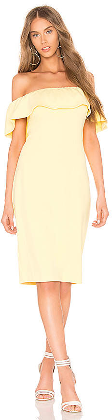 Off Shoulder Midi Bodycon Dress