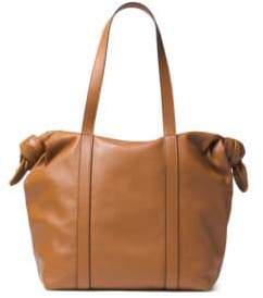 Michael Kors Knot Leather Zip Tote - ACORN - STYLE