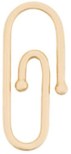 18kt yelllow gold Paperclip accessory