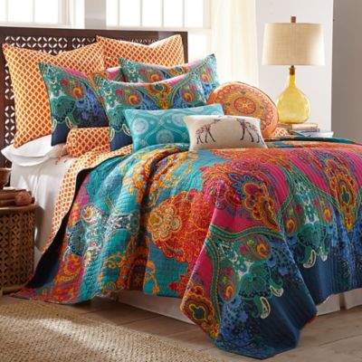 Levtex Home Madalyn Twin Reversible Quilt Set in Blue