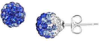 Fashionvictime Ohrringe Ohrringe Damen - Versilbert Modeschmuck - Swarovski-Kristallen