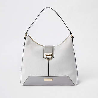 Grey Slouch Bag - ShopStyle UK