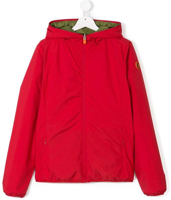 Save The Duck Kids reversible hooded jacket
