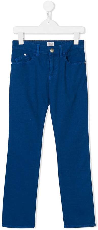 five pocket design trousers