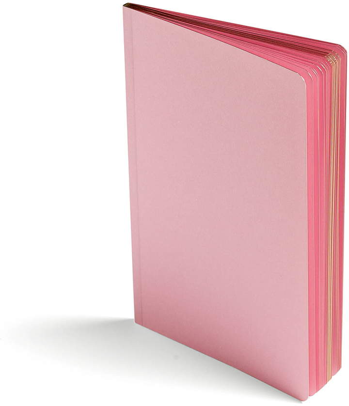 Hay - Edge Notizbuch, soft Pink / gold