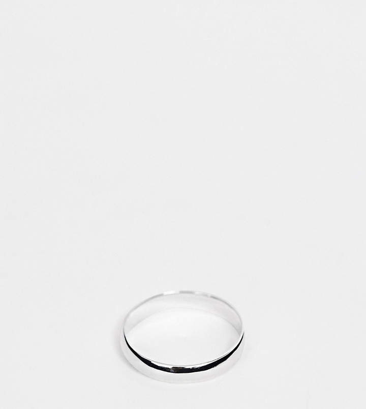 DESIGN – Glatter, breiter Ring aus Sterlingsilber