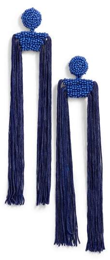 NEW FRIENDS COLONY Tropicana Long Tassel Earrings