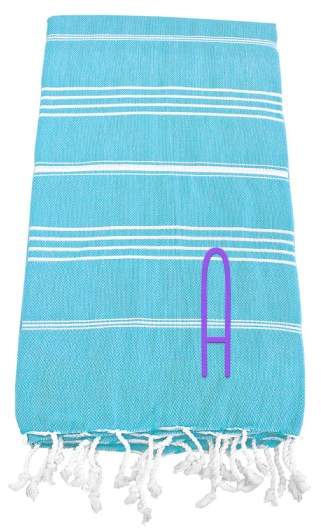 Monogram Turkish Cotton Towel
