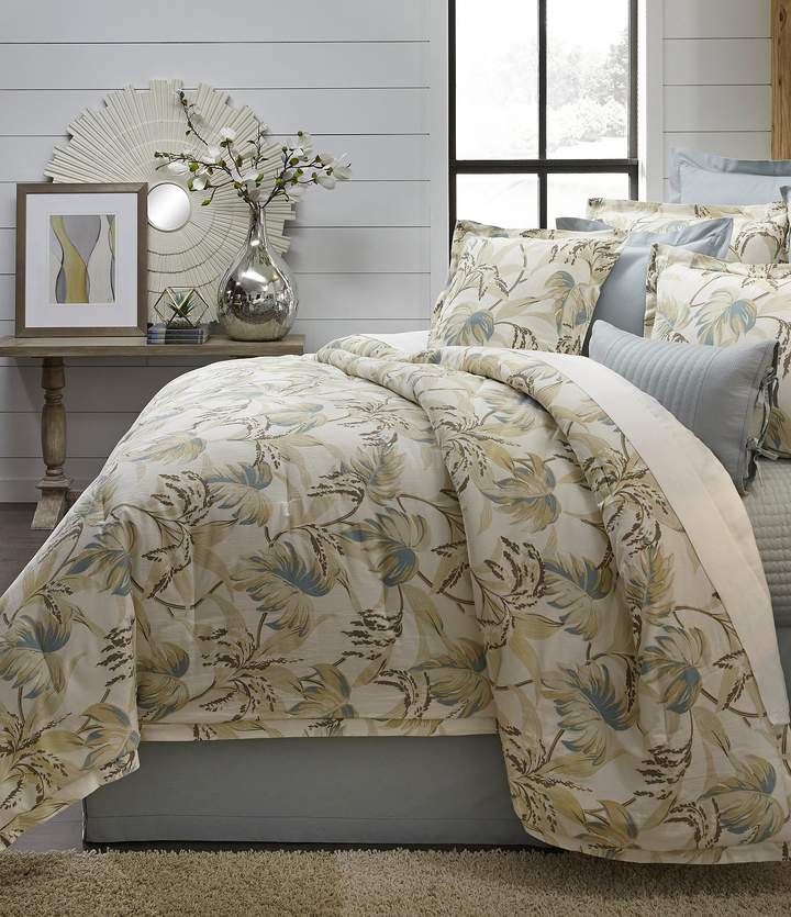 Noble Excellence Vizcaya Tropical Linen & Cotton Comforter Mini Set