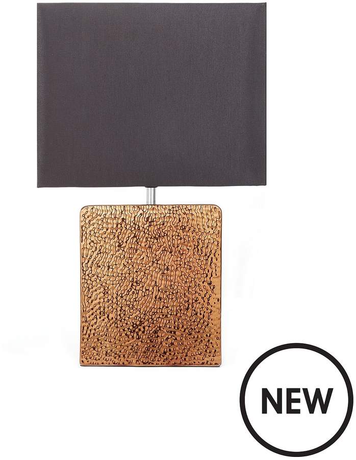 Ideal Home Siruma Hammered Effect Ceramic Table Lamp