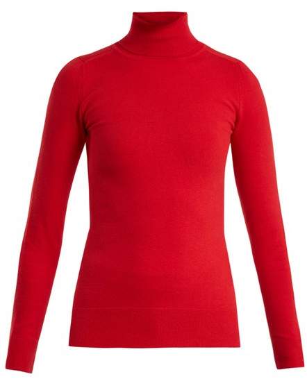 JOOSTRICOT Roll-neck cotton-blend sweater