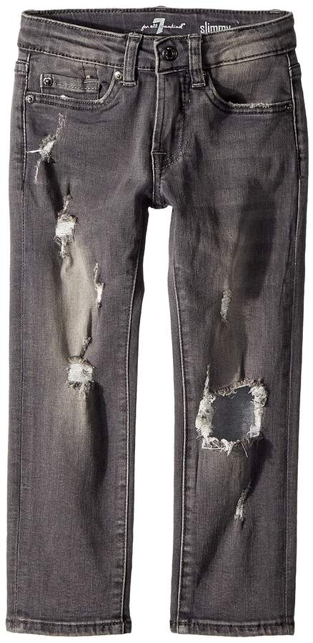 7 For All Mankind Kids Slimmy Slim Straight Jeans in Highline Boy's Clothing