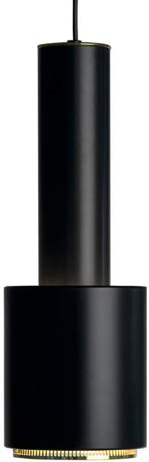 A 110 Handgranate Pendelleuchte, Schwarz / Messing