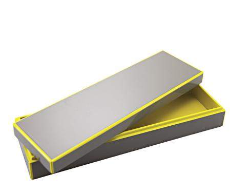 Büro Aufbewahrung Organisationsbox Pencilla'o, grau/gelb