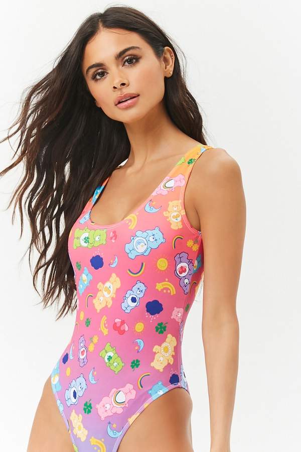 Care Bear Graphic One-Piece Swimsuit