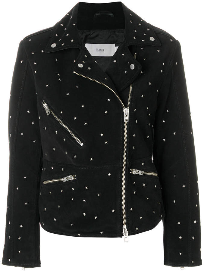 star studded biker jacket