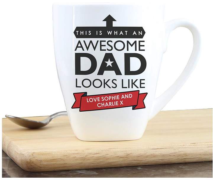 Personalised 'This Is What Awesome Looks Like' Latte Mug - Choice Of Recipients!