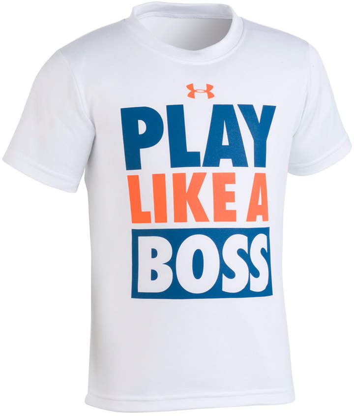 Boss-Print T-Shirt, Toddler Boys and Little Boys