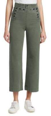 Pierce Button-Front Pants
