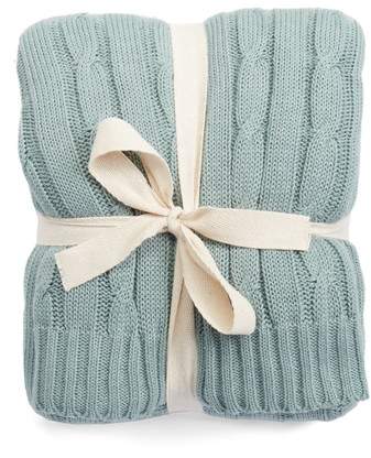  Home Cable Knit Cotton Throw