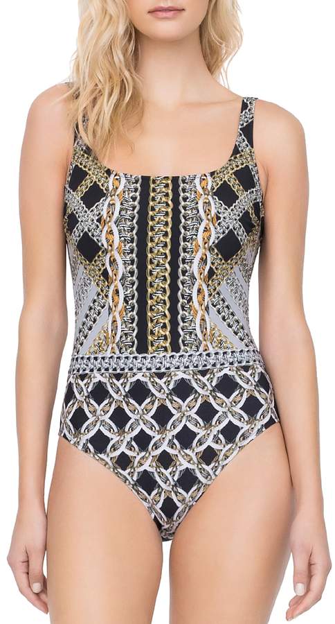 Chains of Gold One Piece Swimsuit
