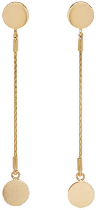 Gold Long Boo Boo Earrings