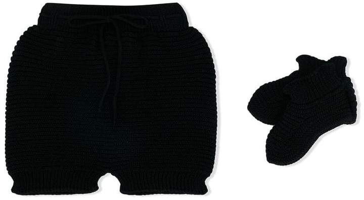 Violeta E Federico knitted shorts and socks