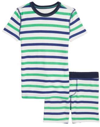 crewcuts by J.Crew Cabana Stripe Fitted Two-Piece Pajamas