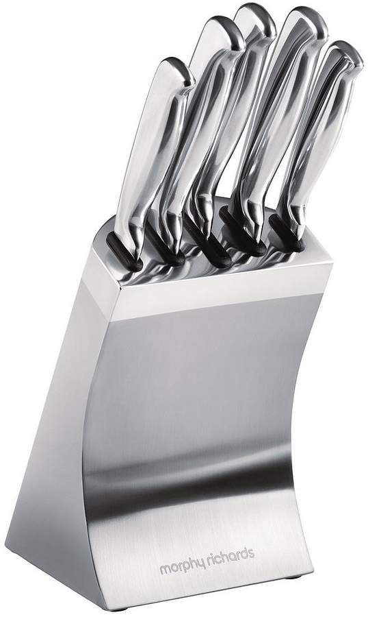 5-Piece Knife Block - Stainless Steel