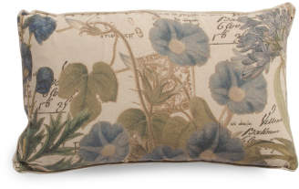 12x20 French Floral Pillow