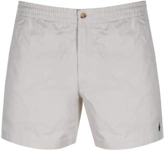 at Mainline Menswear Ralph Lauren Classic Fit Shorts Cream