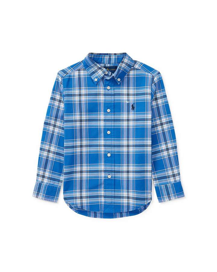 Oxford Performance Button-Down Shirt, Size 2-4