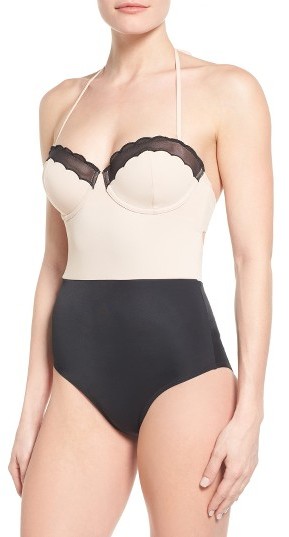 Scallop One-Piece Swimsuit