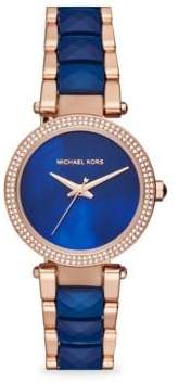 Mini Parker Stainless Steel Three-Hand Bracelet Watch