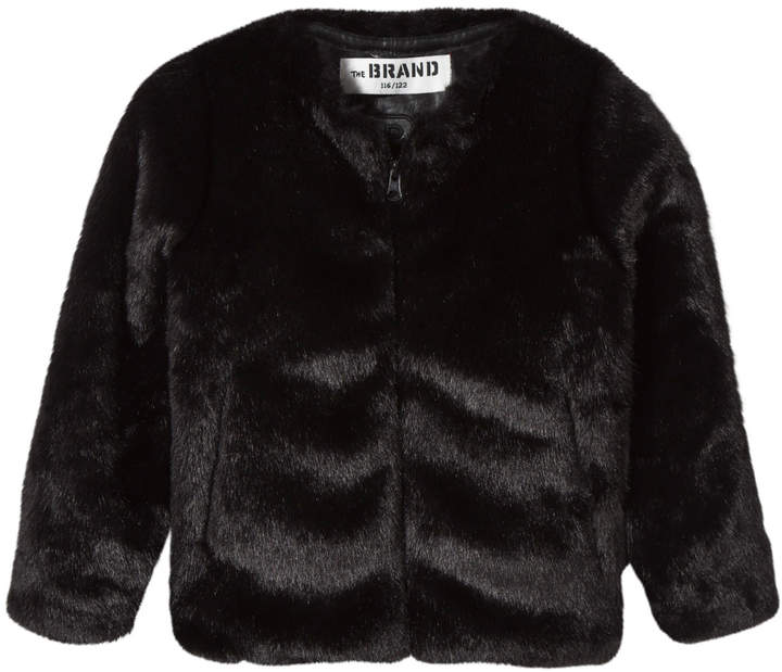 The Brand Black Faux Fur Jacket