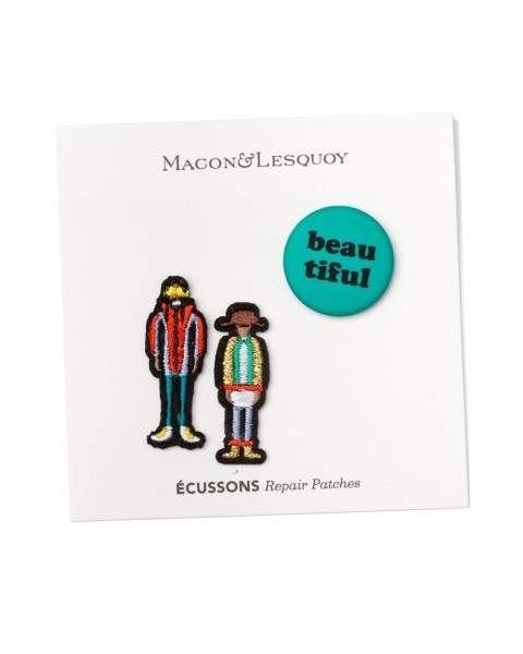 Styleserver DE Macon&Lesquoy Bügelpatch Set Snoop & Farrell