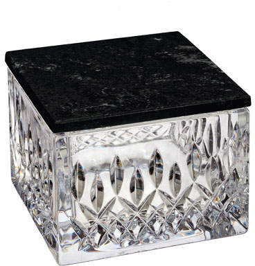 Waterford Crystal Lismore Opulence Covered Box with Marble Lid