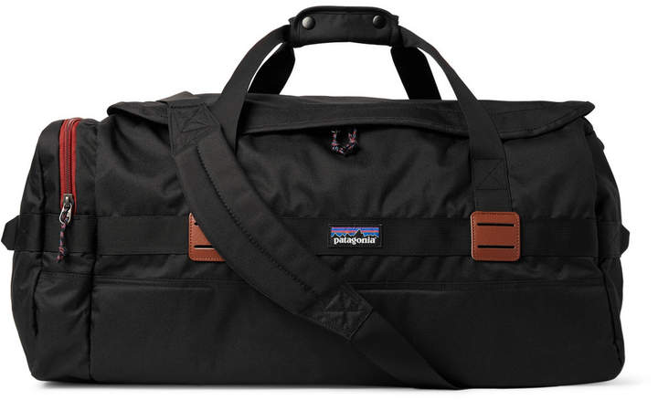 Arbor Leather-Trimmed Shell Holdall