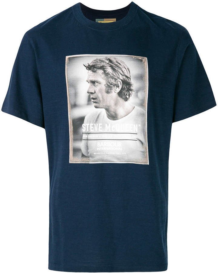 T-Shirt mit 'Steve McQueen'-Print