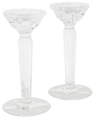 Pair of Crystal Candlesticks