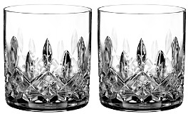 Lismore Connoisseur Whiskey Straight Sided Tumbler Glass, Set of 2